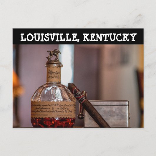 LOUISVILLE KENTUCKY BOURBON Postcard Briefkaart (Voorkant)