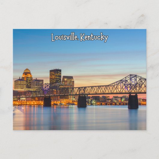 Louisville Kentucky Bridge Briefkaart (Voorkant)