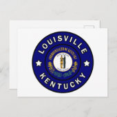 Louisville Kentucky Briefkaart (Voorkant / Achterkant)