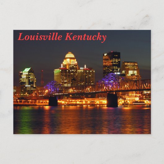 Louisville Kentucky Briefkaart (Voorkant)
