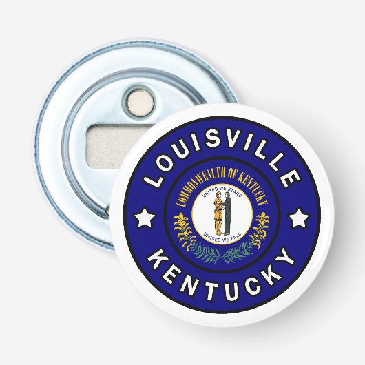 Louisville Kentucky Button Flesopener (Voorkant)