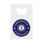 Louisville Kentucky Creditkaart Flessenopener (Voorkant)