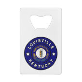 Louisville Kentucky Creditkaart Flessenopener (Achterkant)