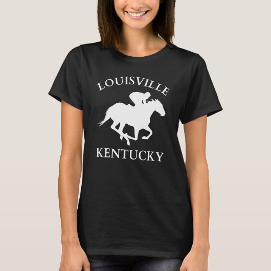 Louisville Kentucky Equestrian Horse T-shirt (Voorkant)