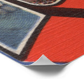 Louisville, Kentucky - Grote lettertjes Poster (Hoek)