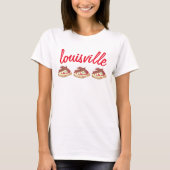 Louisville Kentucky Hot Brown Open Sandwich KY T-shirt (Voorkant)