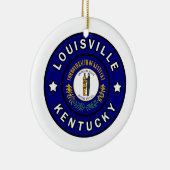 Louisville Kentucky Keramisch Ornament (Rechts)