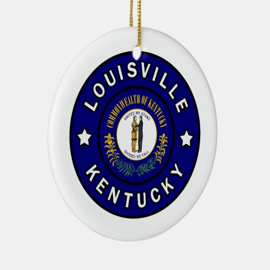 Louisville Kentucky Keramisch Ornament (Rechts)