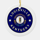 Louisville Kentucky Keramisch Ornament (Voorkant)