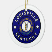 Louisville Kentucky Keramisch Ornament (Links)
