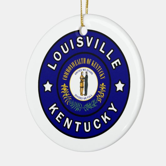 Louisville Kentucky Keramisch Ornament (Links)