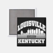 Louisville, Kentucky Magneet (Voorkant / Achterkant)