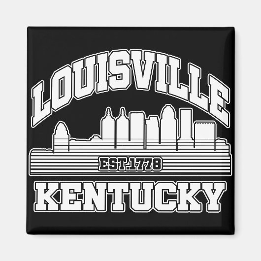 Louisville, Kentucky Magneet (Voorkant)