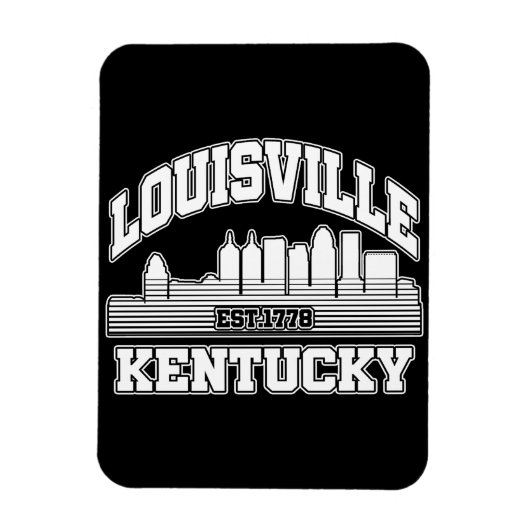 Louisville, Kentucky Magneet (Verticaal)