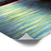 Louisville Kentucky Moonlight op de Ohio Poster (Hoek)