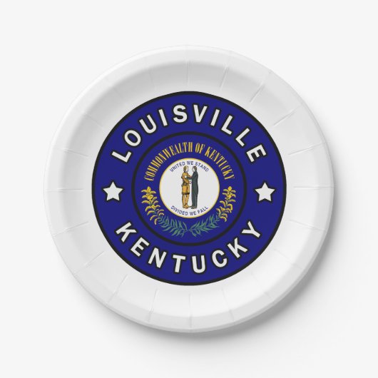 Louisville Kentucky Papieren Bordje (Voorkant)