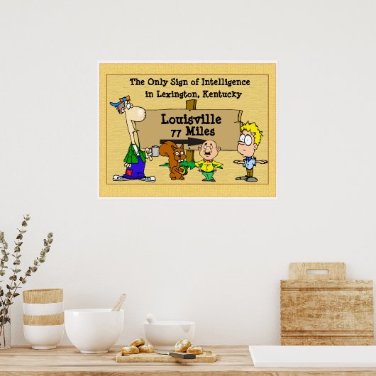 Louisville Kentucky. Poster (Keuken)