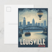 Louisville, Kentucky - Prachtige stad Uitzichten Briefkaart (Voorkant / Achterkant)