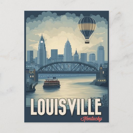 Louisville, Kentucky - Prachtige stad Uitzichten Briefkaart (Voorkant)