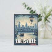 Louisville, Kentucky - Prachtige stad Uitzichten Briefkaart (Staand voorkant)