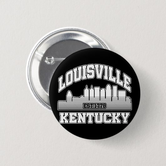 Louisville, Kentucky Ronde Button 5,7 Cm (Voorkant /achterkant)