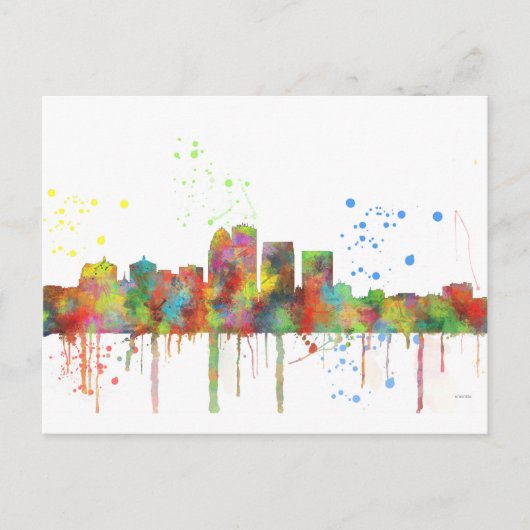 LOUISVILLE, KENTUCKY SKYLINE BRIEFKAART (Voorkant)