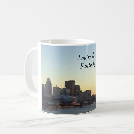 Louisville, Kentucky Skyline Collector Mok (Voorkant links)