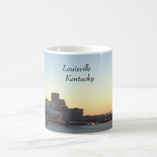 Louisville, Kentucky Skyline Collector Mok (Center)