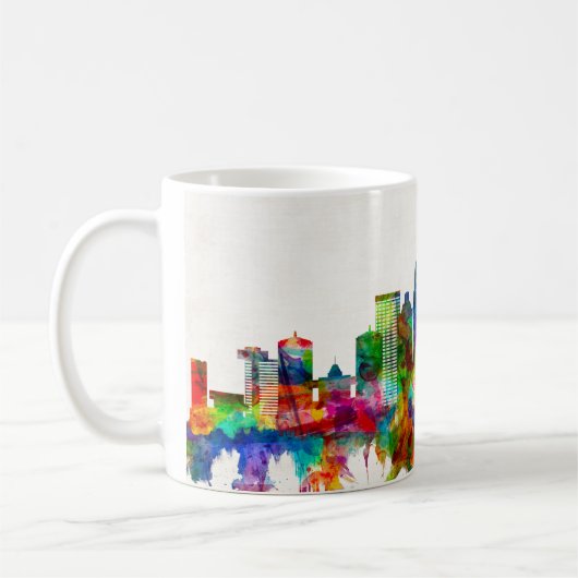 Louisville Kentucky Skyline Koffiemok (Links)