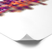 Louisville Kentucky Skyline Poster (Hoek)