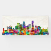 Louisville Kentucky Skyline Spandoek (Horizontaal)