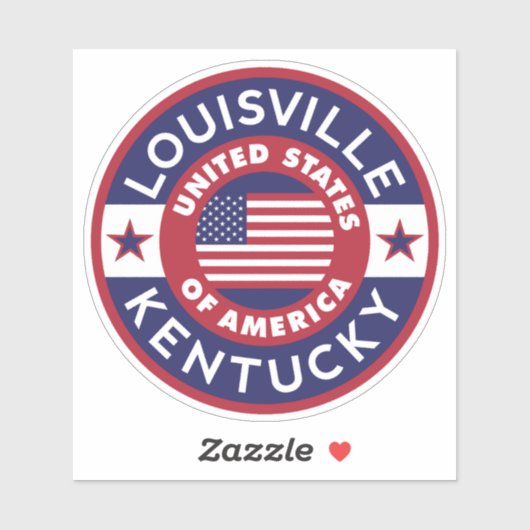 LOUISVILLE, Kentucky Sticker (Vel)