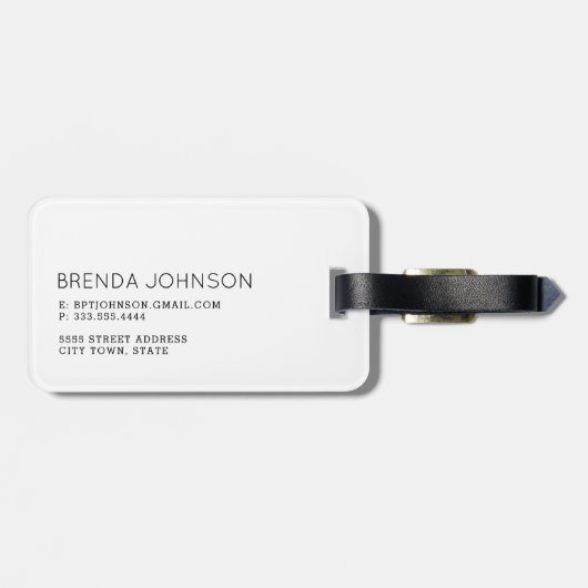 Louisville, Kentucky Stylized Skyline Bagagelabel (Achterkant horizontaal)