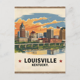Louisville Kentucky USA Skyline Briefkaart