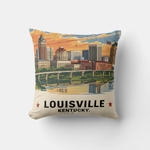 Louisville Kentucky USA Skyline Kussen
