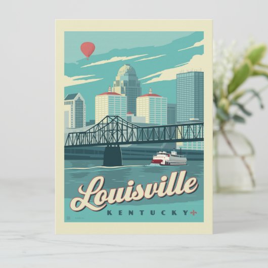 Louisville, Kenucky | Datum opslaan - Foto Save The Date (Staand voorkant)