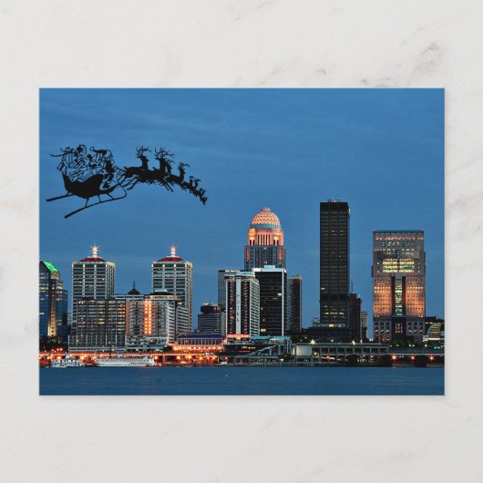 Louisville Kerstmis Feestdagenkaart (Voorkant)