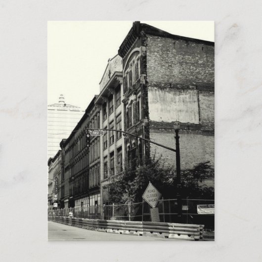 Louisville, KY B&W Briefkaart (Voorkant)