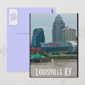 Louisville KY Briefkaart (Voorkant / Achterkant)