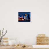 Louisville Ky skyline Poster (Keuken)