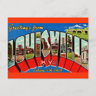 Louisville KY Wenskaart Briefkaart