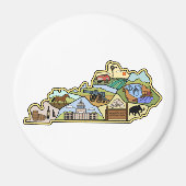  Louisville Lexington Kentucky Map Magneet