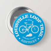 Louisville Loop (fietsen) Ronde Button 7,6 Cm (Voorkant /achterkant)