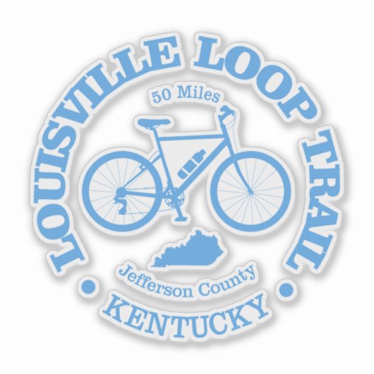 Louisville Loop (fietsen) Sticker (Voorkant)