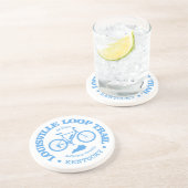 Louisville Loop (fietsen) Zandsteen Onderzetter (Zijkant)