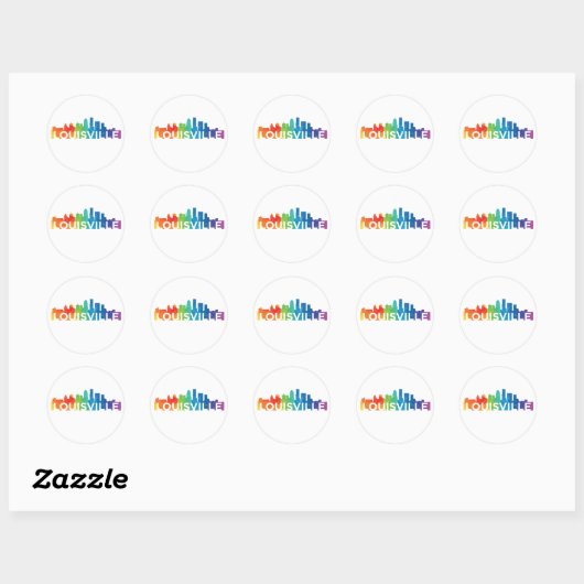Louisville Pride Stickers (Vel)