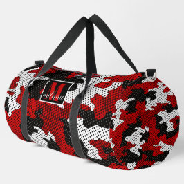 Louisville Red Black Bold Camo Printed Plunjezak
