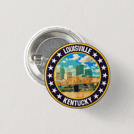 Louisville Ronde Button 3,2 Cm (Voorkant /achterkant)