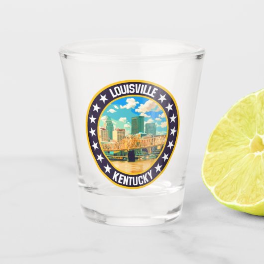 Louisville Shot Glas (Voorkant)