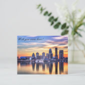 Louisville Skyline Briefkaart (Staand voorkant)